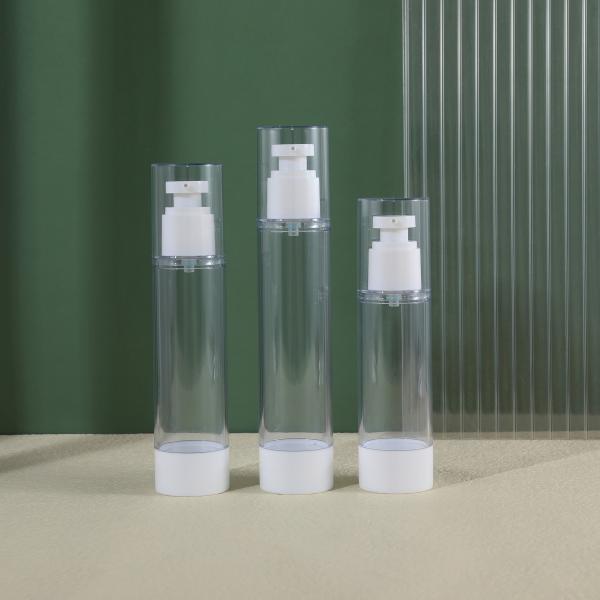 1oz 2oz 3oz 4oz 80ml 100ml 120ml Refillable Airless Lotion Pump Bottle featuring Customized Colors and Frosted Finish