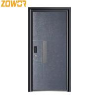 Swing Opening 90mm Leaf Security Steel Door Heat Preservation ISO9001