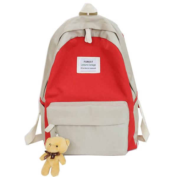 2018 summer new harajuku fresh contrast color student fashion pack Korean version fashionable simple backpack