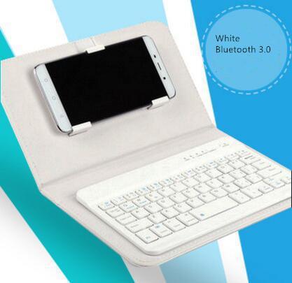 High quality Wireless Bluetooth 3.0 With Keyboard Universal Phone Case For Apple Samsung Huawei