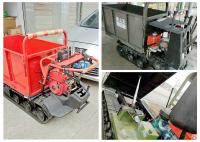Capacidade de carga hidráulica do transportador 500KG-10ton da trilha do trabalho da exploração agrícola da elevada precisão