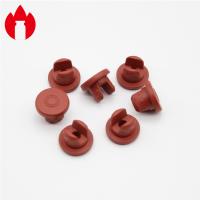 Tapón de la goma butílica del rojo 20m m, enchufes de goma y tapónes con la esterilización