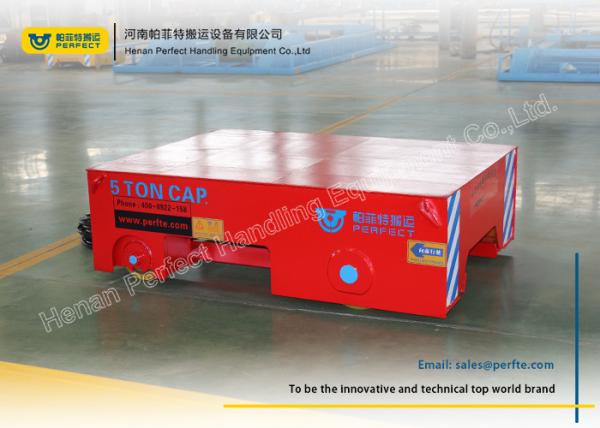 Construction Automated Guided Vehicles Towed Cable Trailer With Safety Device