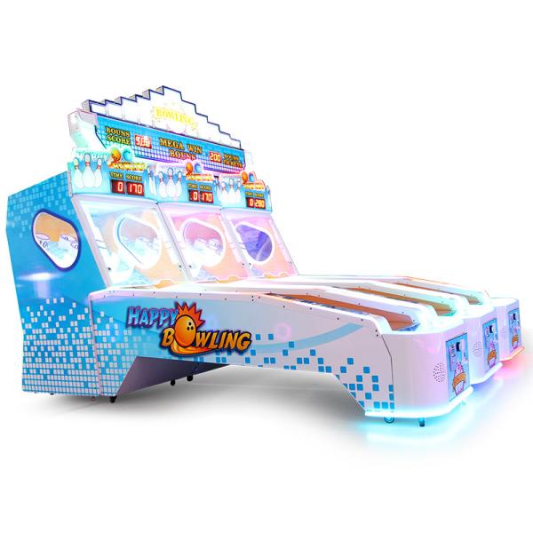 Happy Bowling Ticket Redemption Machines Coin Operated Sports Game For 3 Players