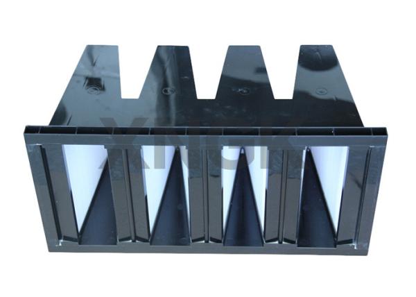 Polyester Media Rigid Pocket Filter F9 Efficiency Large Dust Holding Capability
