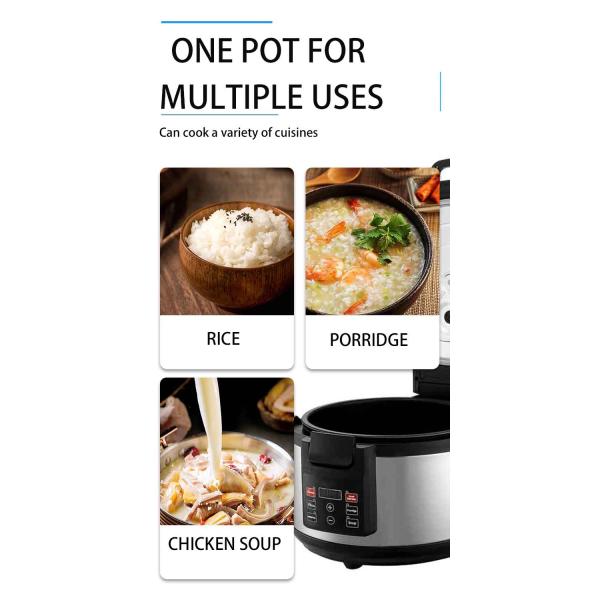 Плита риса ручки цилиндра 2200W 16L не электрический для кофейни