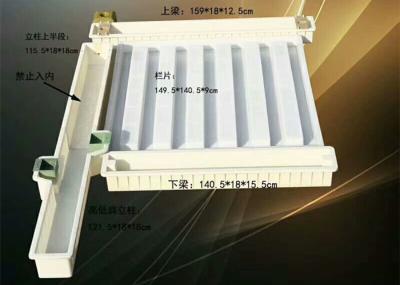 Custom Precast Concrete Fence Mold , Light Weight Concrete Wall Panel Moulds