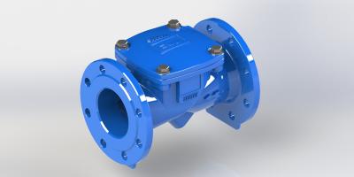 Balanço traseiro Flex Check Valve do fluxo, válvula do volume de água com o disco de nylon do reforço