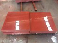 Tejas antis pulidas del cuarto de baño del granito del resbalón de las baldosas rojas chinas del granito para el chalet