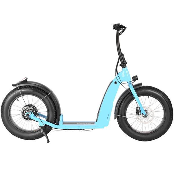 350 watts roda grande adulta Front And Rear 48v 14Ah do trotinette elétrico de 20 polegadas