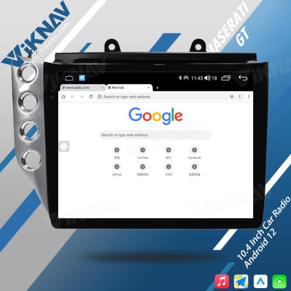10.4 polegadas Wi-Fi 4G Car Radio Sistema estéreo para Maserati GT GranTurismo 2007-2017