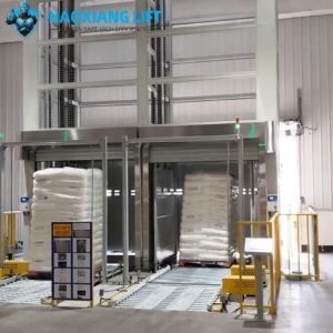 5M Height Hydraulic Vertical Reciprocating Conveyor - 500-3000kg 2-Level Industrial Warehouse Material Lift