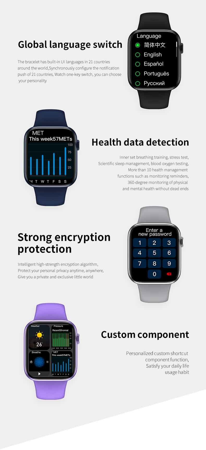 Андроид совместимое Hw56 плюс серии 6 Wearfit Умные часы PRO