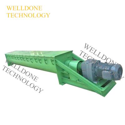 Grain Food Chemical Sludge Auger Screw Conveyor Of Stainless Steel
