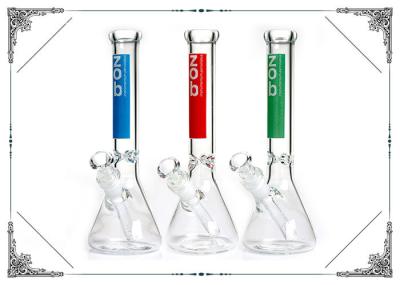 ZOB Glass Water Pipes Mix Color With Ice Catcher Hookah Bongs 10 Inches