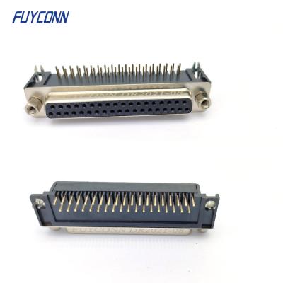 37 conector do DB do PWB do ângulo direito do conector de Pin Female D-SUB (9.4mm)