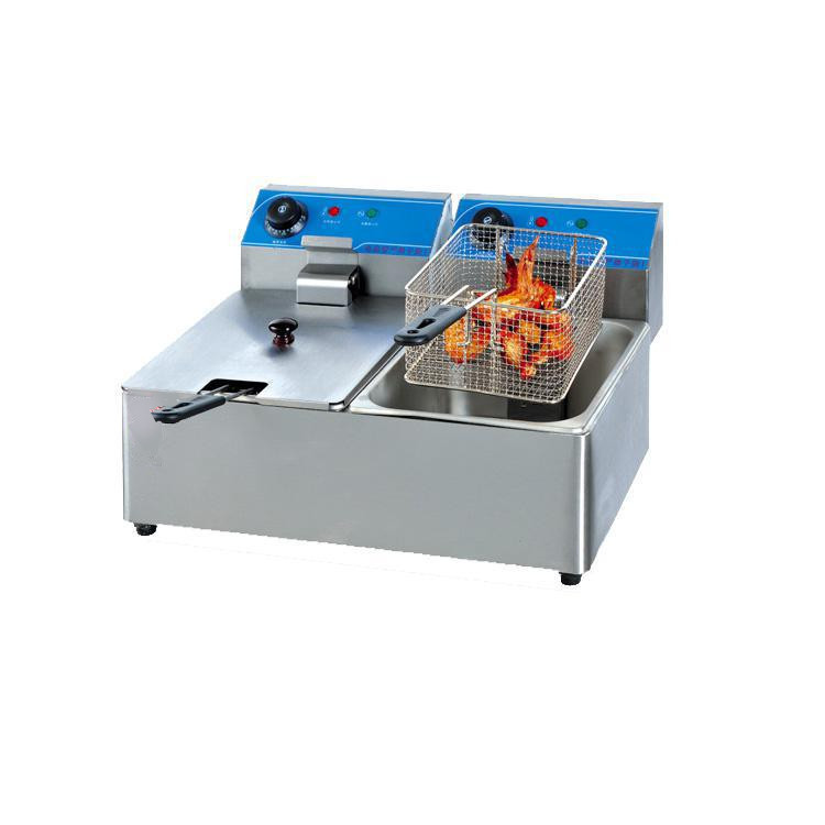 Корзины двойника Fryer таблицы гостиницы/ресторанов верхний Fryer 8L промышленной глубокой глубокий * 2