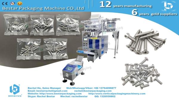 Drywall nails packaging machine automatic counting orbital location type