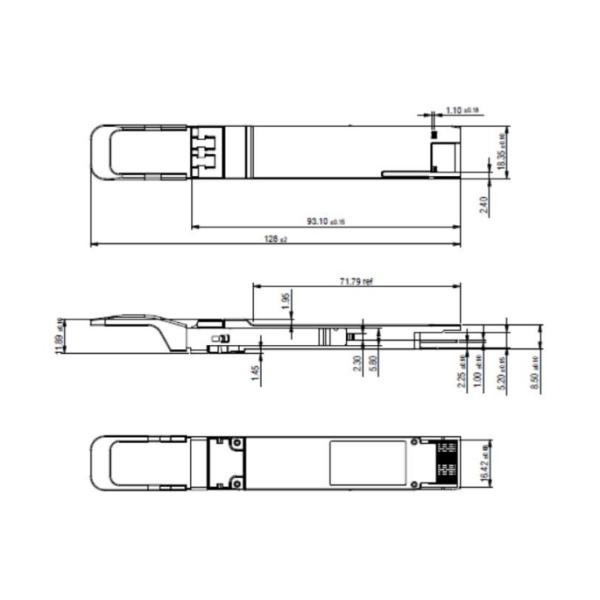 200G QSFP-DD ER4 Optical Transceiver Module With Full Real Time DDM Sfp Ethernet