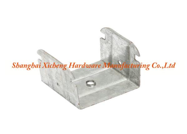 U Tpye Galvanized Steel Orthogonal Attachment 1.0mm Thickness