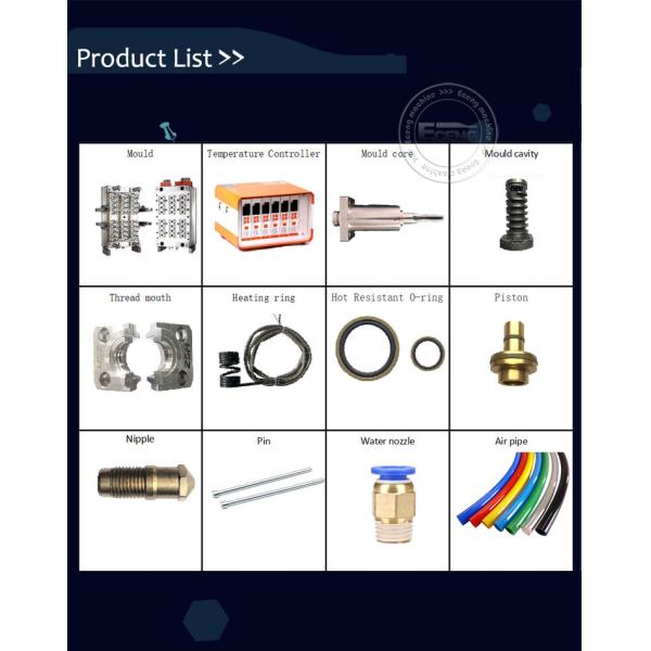 Eceng 2 Cavity PET Bottle Mould S136 Preform Injection Mold