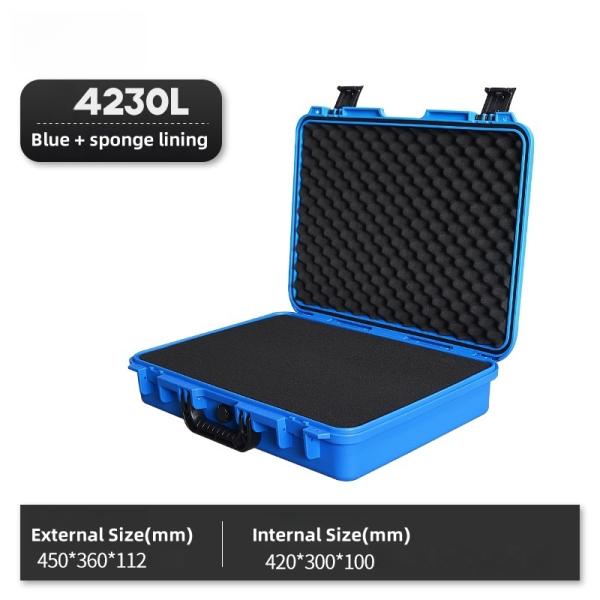 Boîte à outils personnalisée IP67 étanche avec conception résistante à la pression