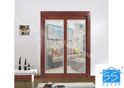 Portas de vidro do slider da privacidade para a certificação home de IGCC IGMA da decoração