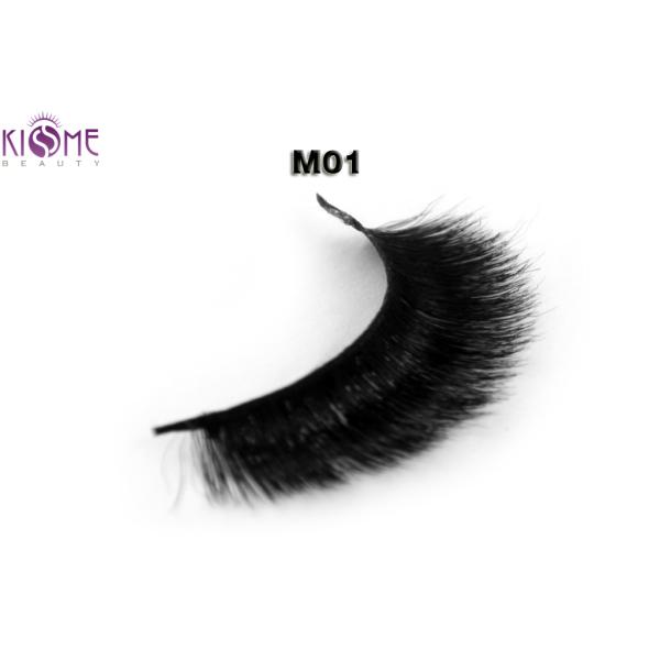 Natural Looking Horse Hair Lashes Light Long Thick Synthetic False Lashes