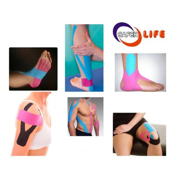 Кинезиология водонепроницаемая предварительно отрезанная терапевтическая лента для ухода за здоровьем спортсменов