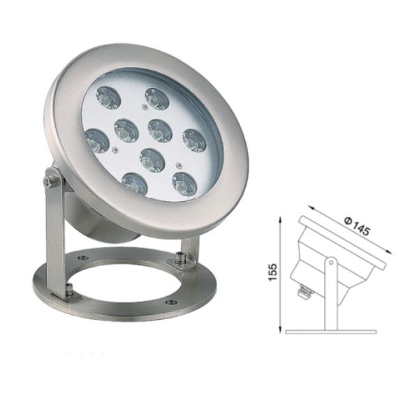Закаленное пятно СИД стекла DC24V RGB освещает на открытом воздухе работу в пруде