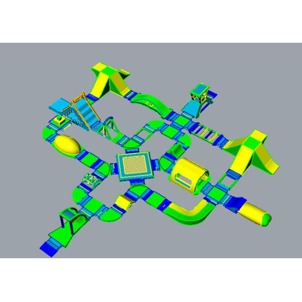 Water-Proof Inflatable Water Park For Toddlers Customized Size EN14960 / BV