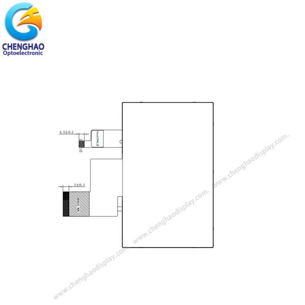 Угол наблюдения дюйма 40pin дисплея 5,0 800*480 емкостный TFT LCD свободный