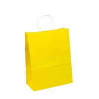 O presente do saco de papel de compra da loja ensaca o saco de empacotamento luxuoso feito sob encomenda com próprio logotipo
