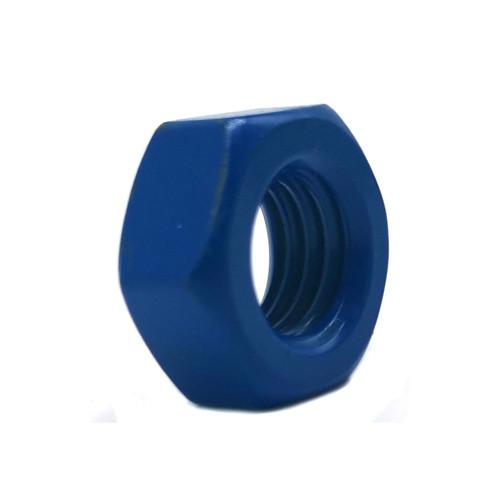 Ss304 / 316 Stainless Steel Heavy Hex Nut Zinc Plated Blue Telfon DIN933