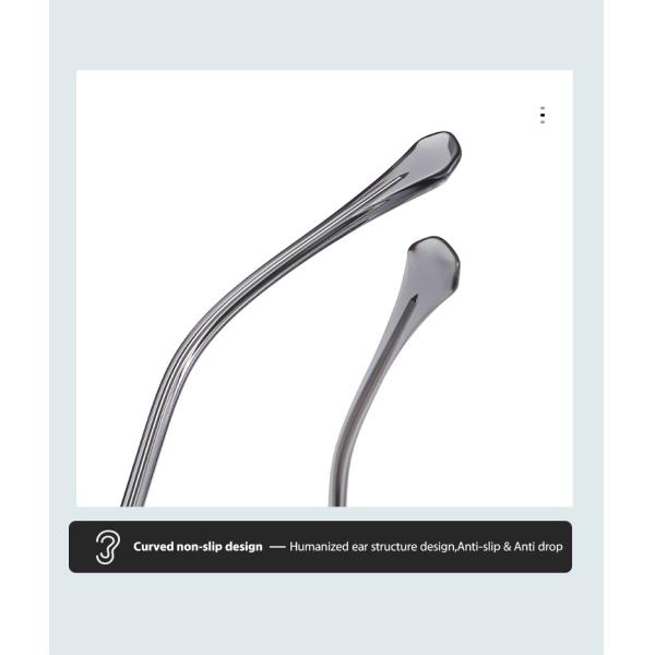 Преграждать света компьютера рамки 145 стекел металла ацетата миллиметра голубой