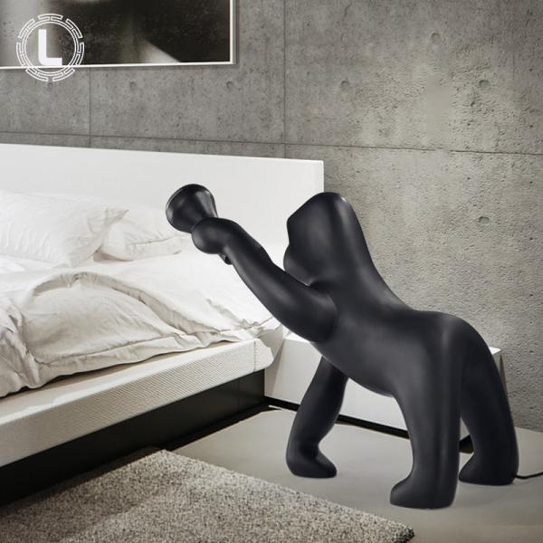 Black animal LED floor lamp standing modern style simple stand up lamp(WH-VFL-18)