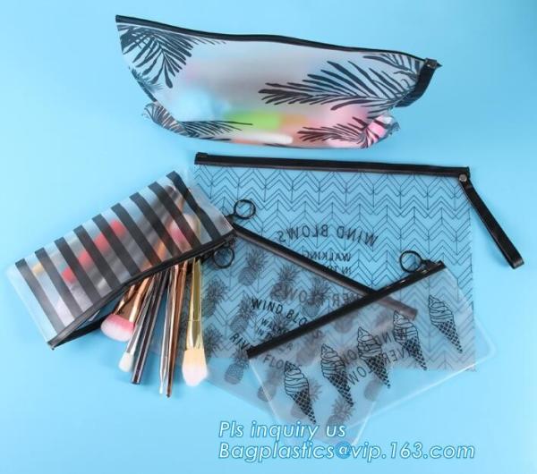 Heat Welding PE Plastic Envelope Bag With Slider Zipper Top, Polythene Plastic Slider k Bag For Garment Packing
