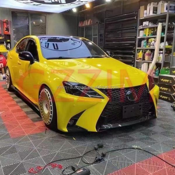 Lexus IS 2006-2012 Upgrade To GSF Stylish Front Rear Bumper Side Skirt Body Kits