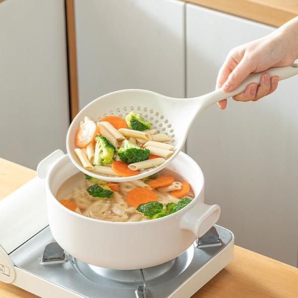 Силиконовый стейк, лопатка, коландер, слотная пастовая ложка, термостойкая, 600 ° F, слотная ложка, ложка для кухонного инструмента