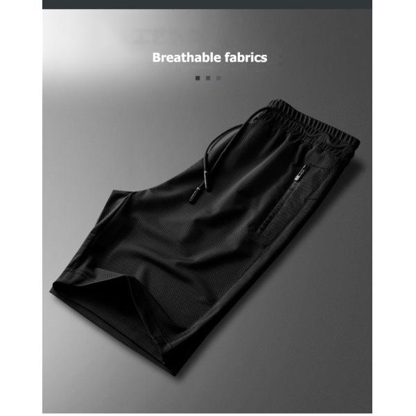 Разминка сетки пестротканых людей 180g замыкает накоротко шорты быстрого сухого бортового кармана бежать