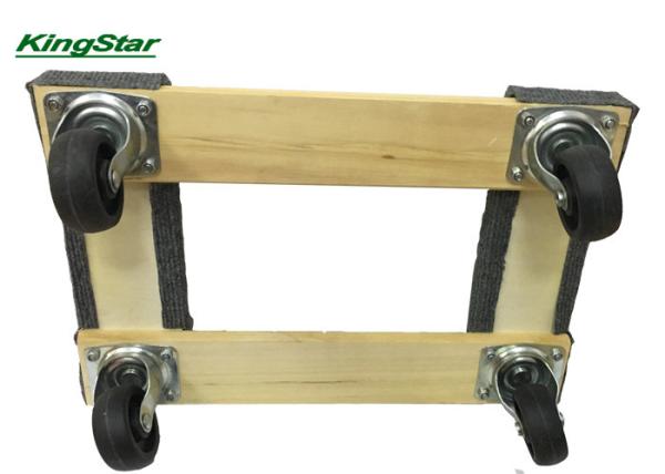 Heavy Duty Hard Wood Moving Dolly , OEM 1000 Lb Furniture Dolly For Home