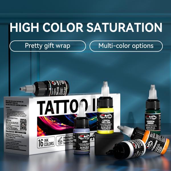 Waterproof Tattoo Ink 1/2OZ Tattoo Pigments For Permanent Makeup