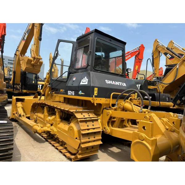 Le bulldozer SHANTUI SD16 CAT D8k d'occasion avec le moteur de chat 90%NEW