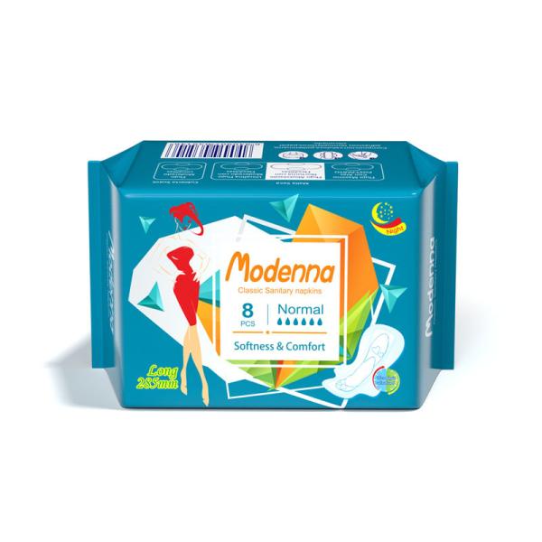 Хлопок вкладышей 160mm Panty дам Wingless устранимый органический для ежедневной пользы