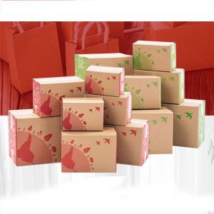 3 Ply B Flute Flat Pack Cardboard Boxes Folding White Carton Box For Wine Beer