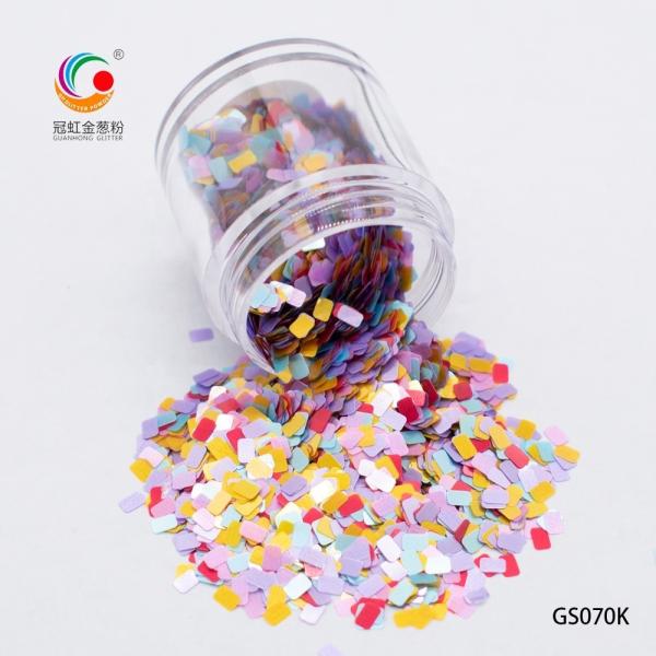 Party Decorations Funky Sugar Glitter Mixes Iridescent Rainbow Glitter Chunky Butterfly Star Heart