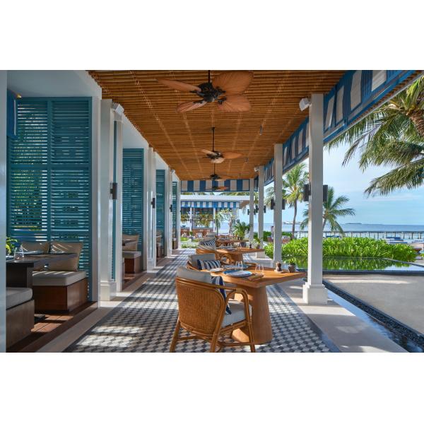 Мебель спальни Мальдивов Meradhoo лотерей выполненная на заказ для виллы воды/виллы пляжа