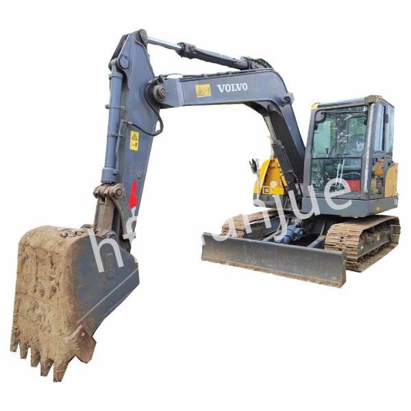 EC80D Prime Used Volvo Excavator Backhoe Equipment 8 Tons
