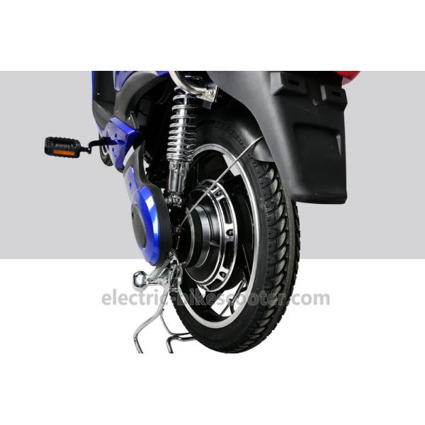 Blue Pedal Assisted Electric Scooter , 18