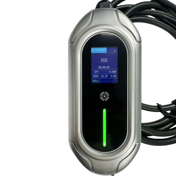Adjustable Portable EV Charger with 3.7KW/7KW Output and Type1/Type2/GBT Interface for Electric Vehicles